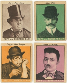 1935 R36 Fleer "Cops and Robbers" Complete Set (35) Plus Duplicates (14)